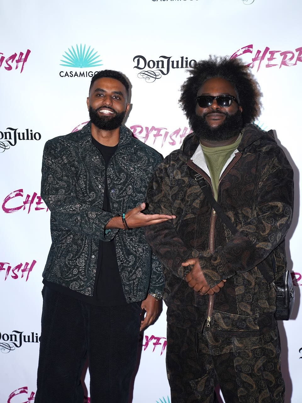 Dreamville Records rapper Bas on the step-and-repeat at a Cherryfish private event in Pacific Beach San Diego