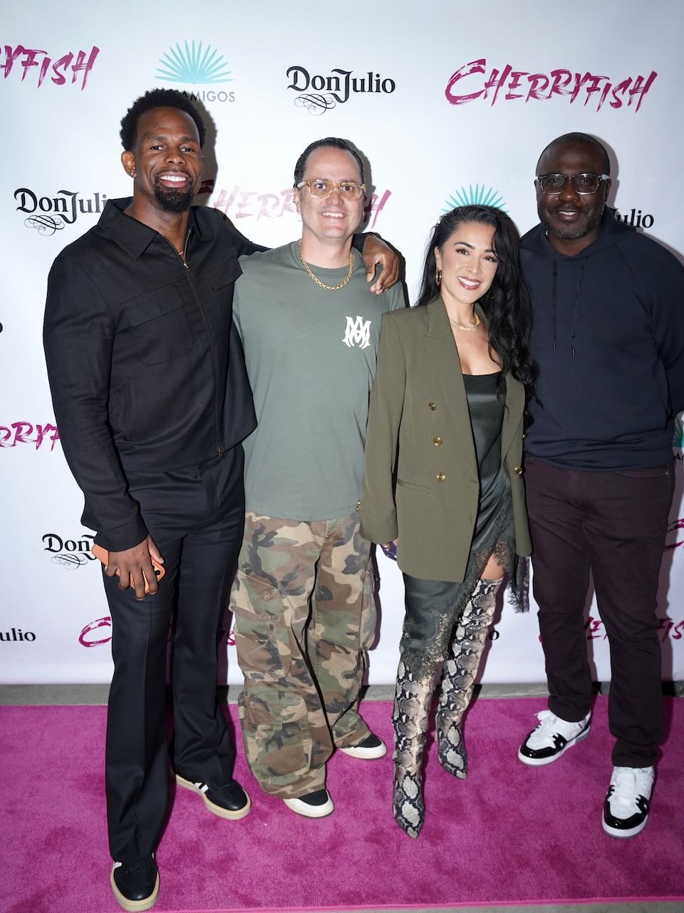 Pro Football Hall of Famer and San Diego State legend Marshall Faulk at a Cherryfish private event in Pacific Beach San Diego