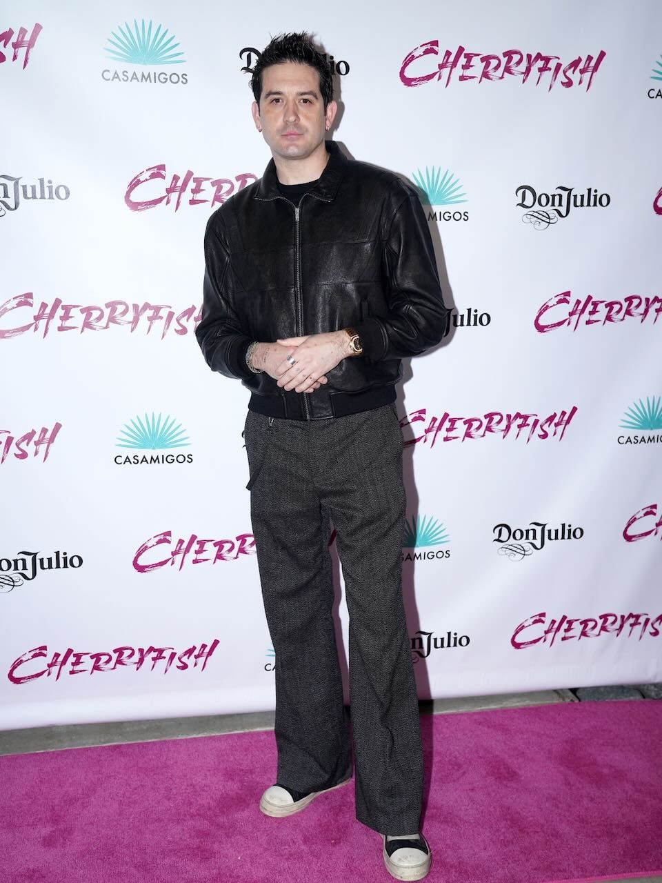 Multi-platinum rapper G-Eazy on the pink carpet at a Cherryfish private event in Pacific Beach San Diego